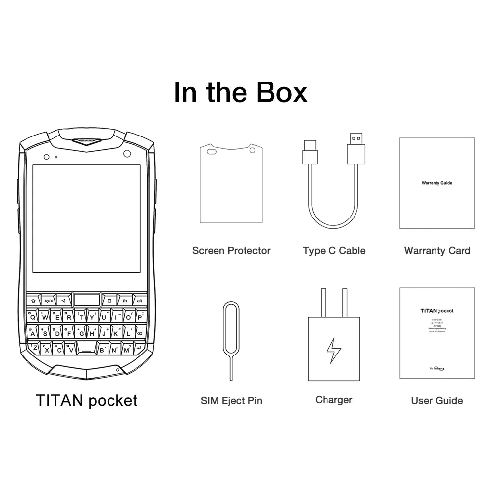 Unihertz Titan Pocket, Small QWERTY Smartphone