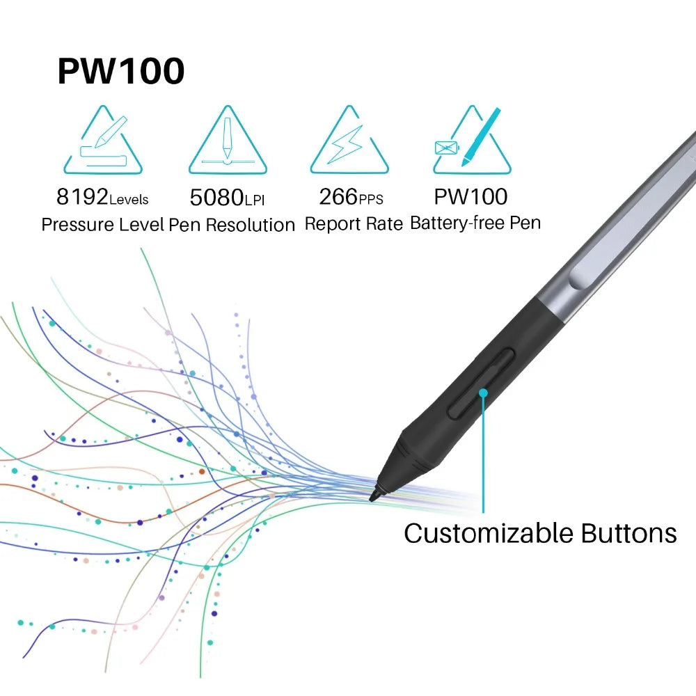 6x4 Inch Graphics Ultrathin Drawing Tablet