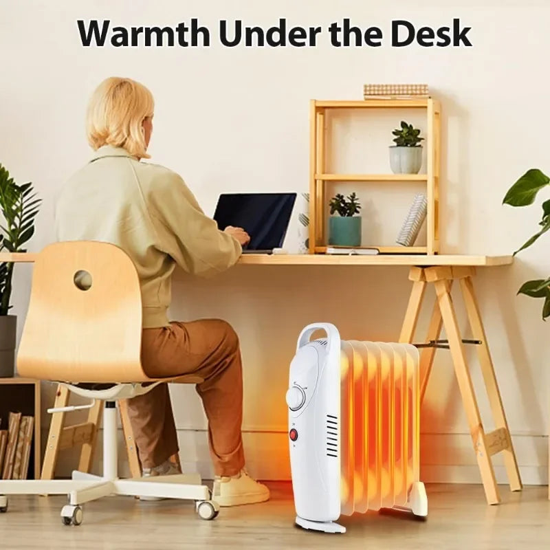 Portable Radiant Space Heater With Energy Saving