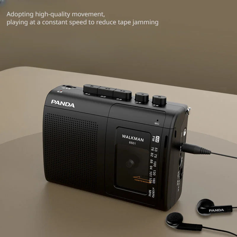 Portable AM/FM Radio Retro Cassette Player Walkman