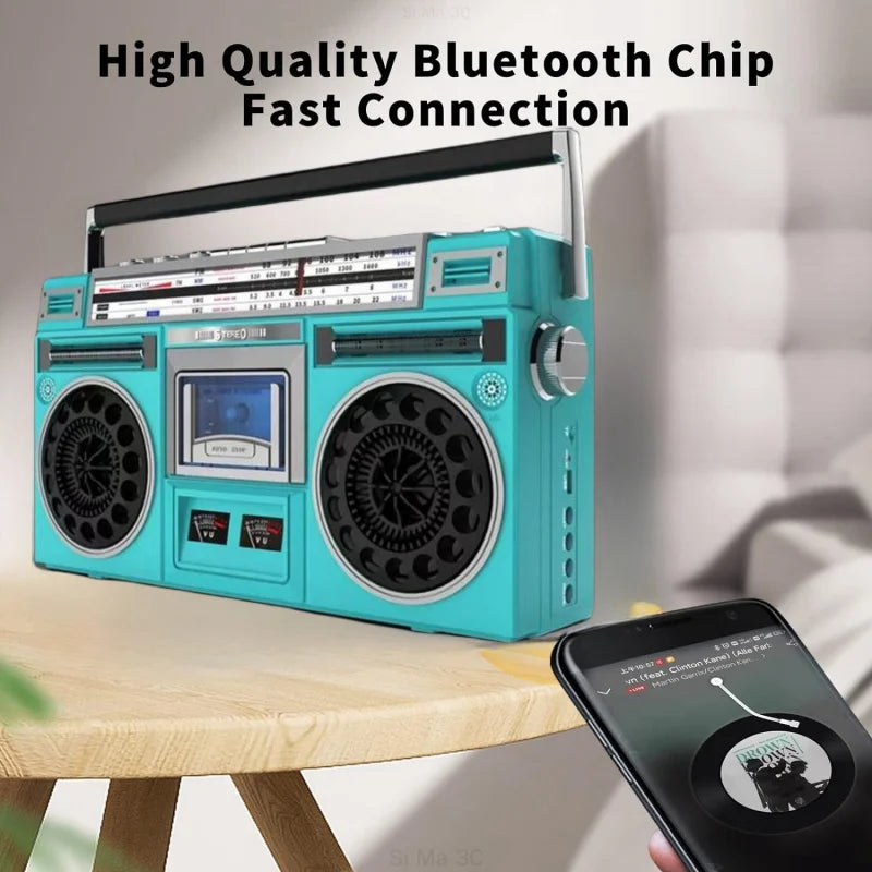 Classic Retro Cassette Stereo Recorder Player