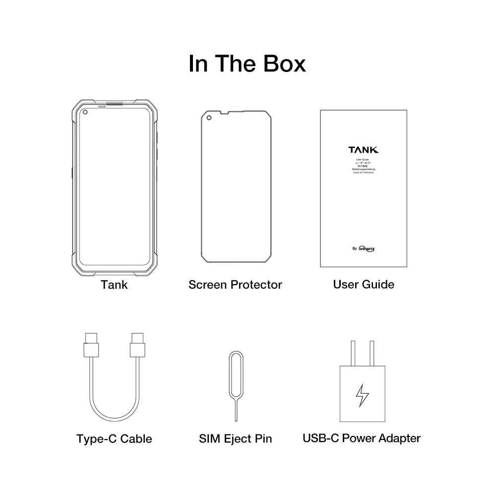 Unihertz Tank, Largest Battery 4G Rugged Smartphone