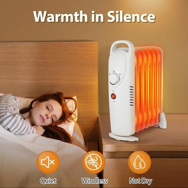 Portable Radiant Space Heater With Energy Saving