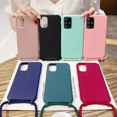 Crossbody Cord Phone Case For Samsung