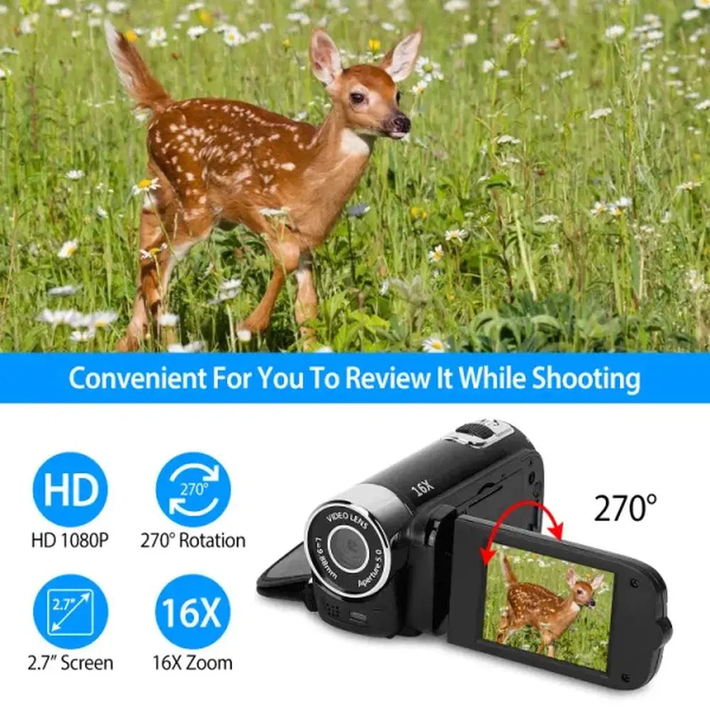 HD 1080P Digital Video Camcorder Camera