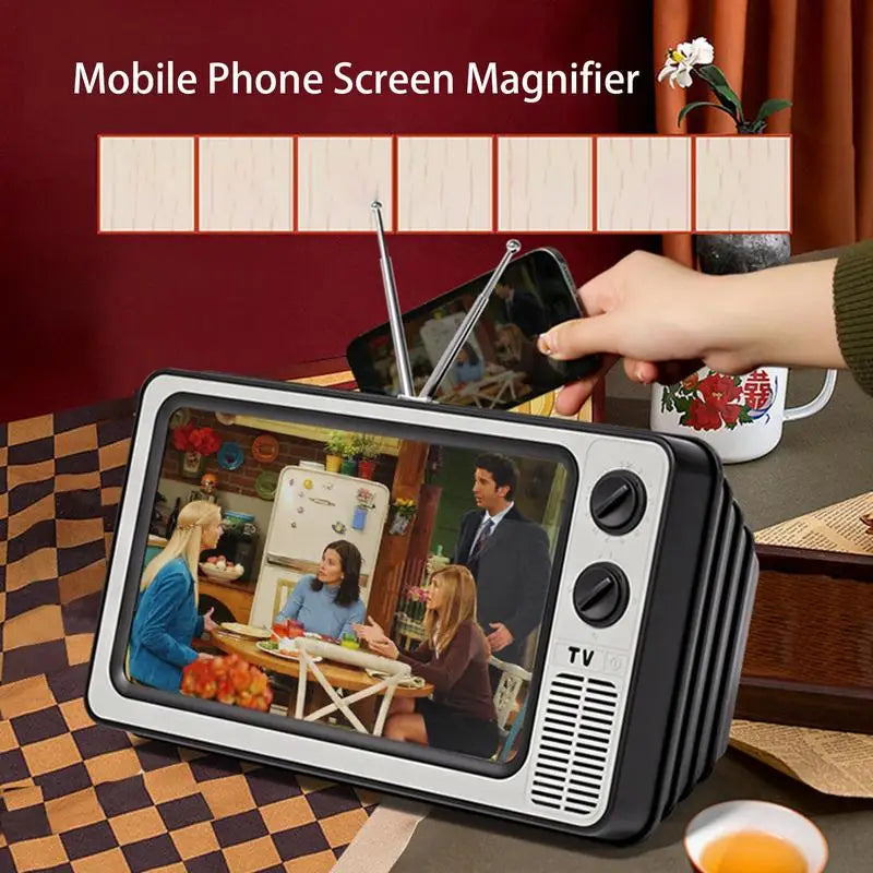 Unique Old TV Mobile Phone Screen Magnifier