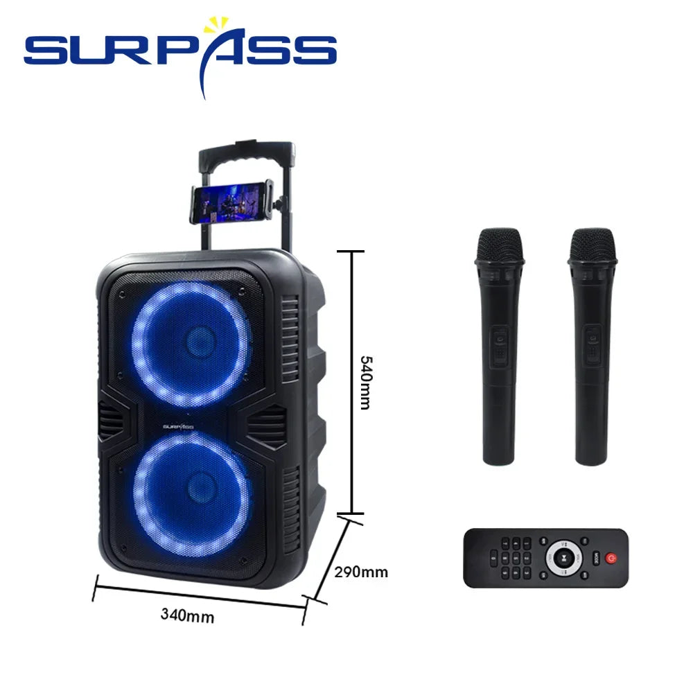 Portable Outdoor Speaker Wireless Stereo Karaoke Soundbox