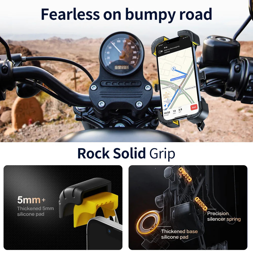 Motorcycle And Bicycle Mobile Phone Holder