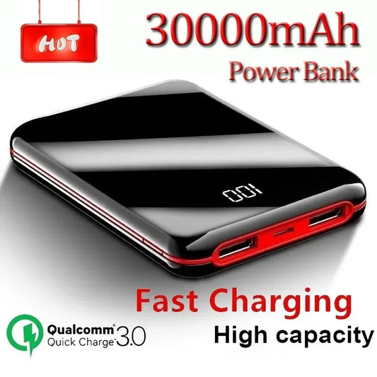 Mini Fast Charging 30000mAh Portable Power Bank