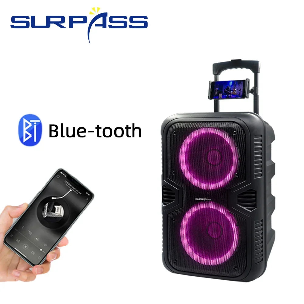 Portable Outdoor Speaker Wireless Stereo Karaoke Soundbox