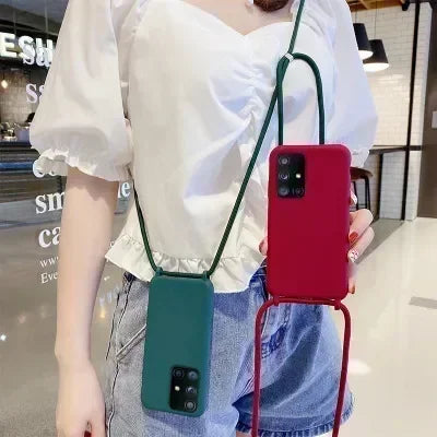 Crossbody Cord Phone Case For Samsung