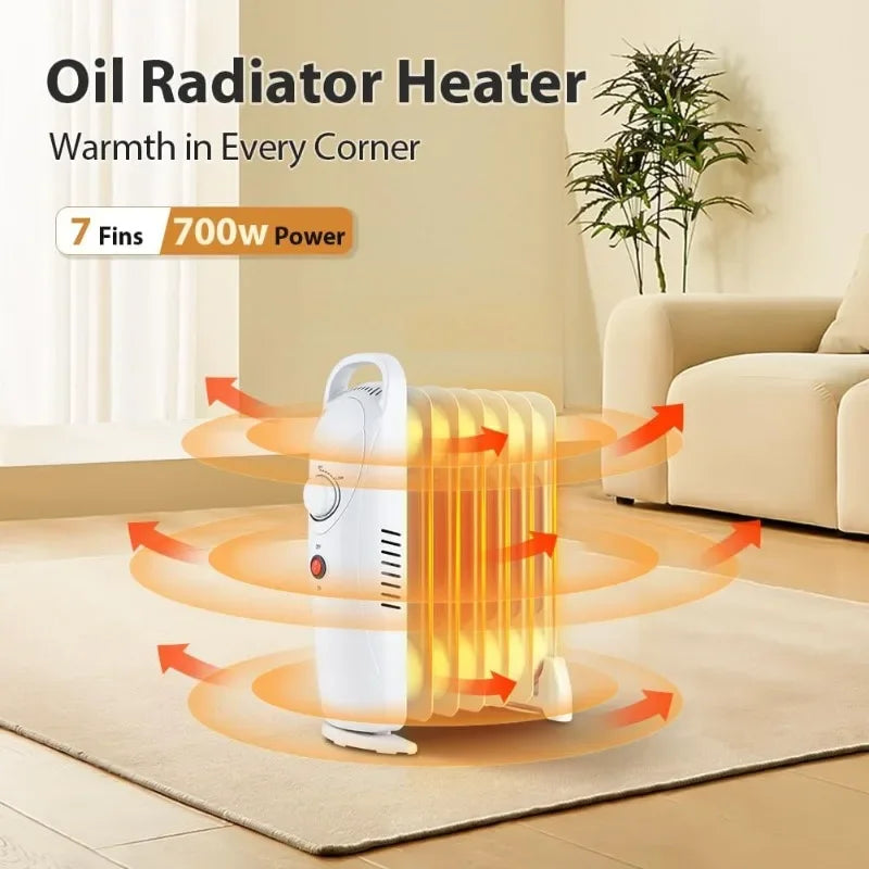 Portable Radiant Space Heater With Energy Saving