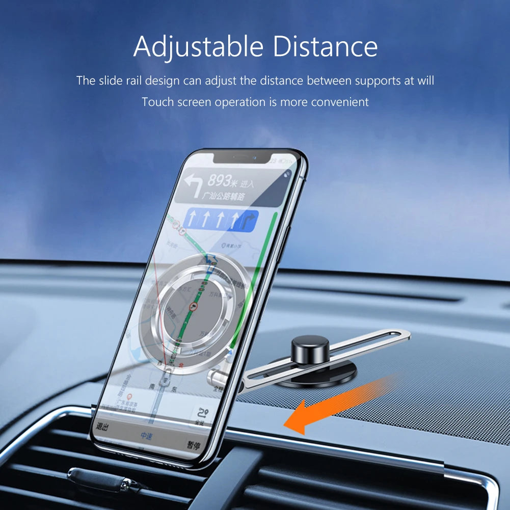 360 Rotate Metal Magnetic Car Phone Holder